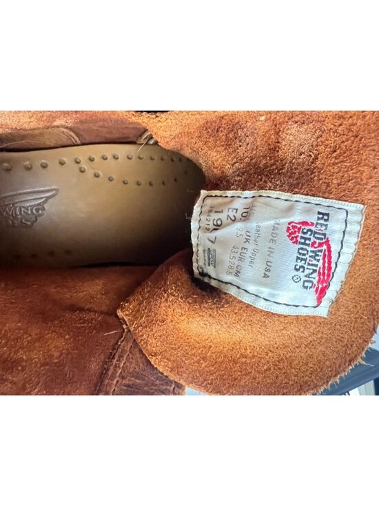 Red Wing 1907 Classic Moc Toe Boots Mens 10.5 E2  Copper Rough & Tough Leather